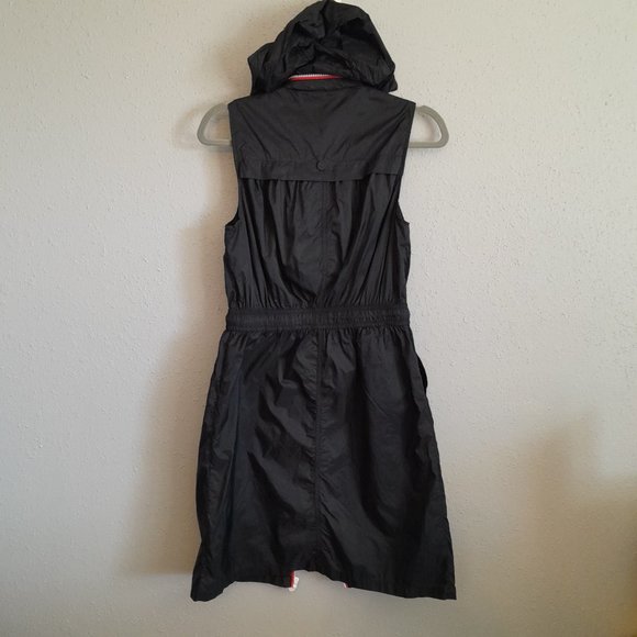HUNTER for Target Black Sporty Windbreaker Sleeveless Dress Full Zip Front XS - Picture 10 of 16